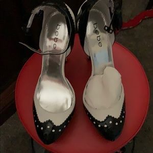 Bebe wingtip heels